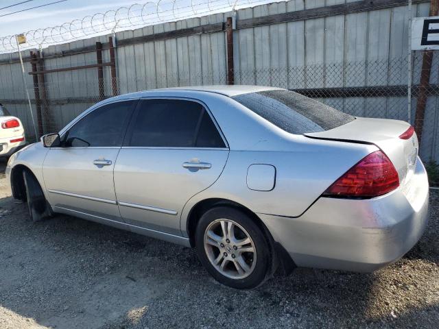 1HGCM56747A044110 - 2007 HONDA ACCORD EX SILVER photo 2