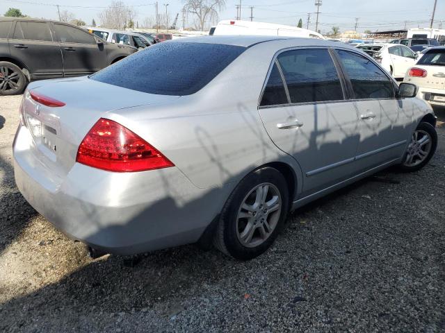 1HGCM56747A044110 - 2007 HONDA ACCORD EX SILVER photo 3