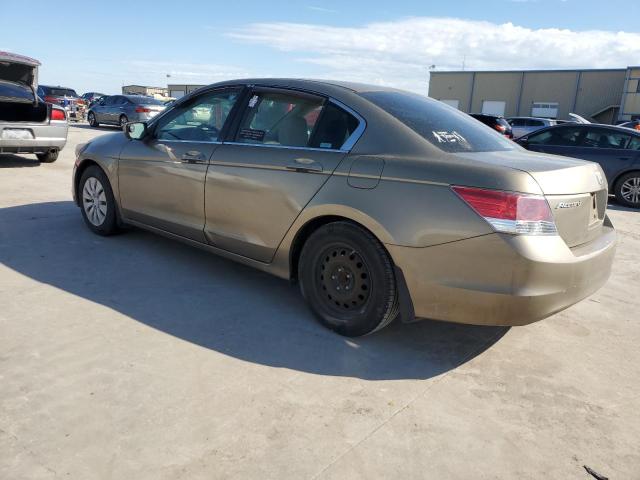 1HGCP26379A024200 - 2009 HONDA ACCORD LX GOLD photo 2