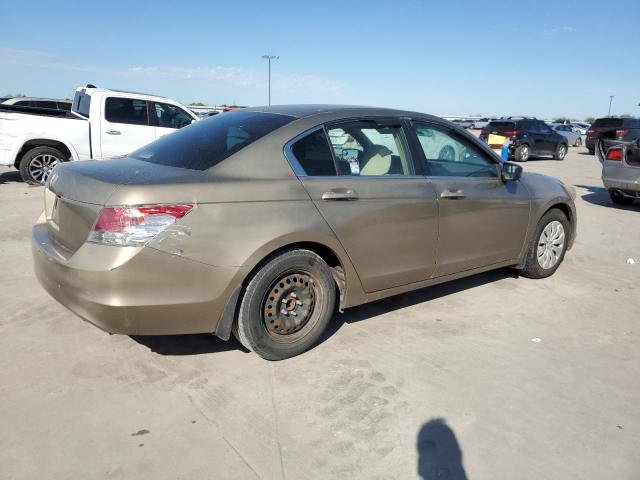 1HGCP26379A024200 - 2009 HONDA ACCORD LX GOLD photo 3