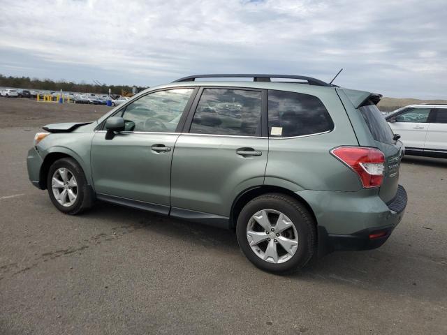 JF2SJARC6FH528775 - 2015 SUBARU FORESTER 2.5I LIMITED GREEN photo 2