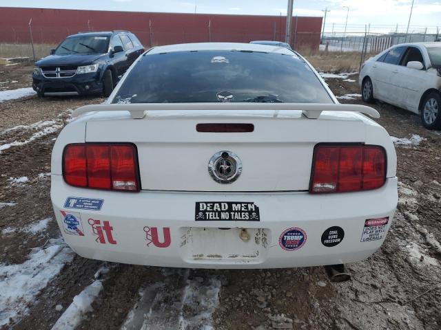 1ZVFT80NX65260989 - 2006 FORD MUSTANG WHITE photo 6