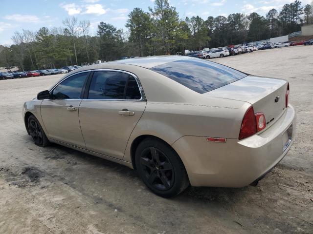 1G1ZC5E06AF256168 - 2010 CHEVROLET MALIBU 1LT GOLD photo 2