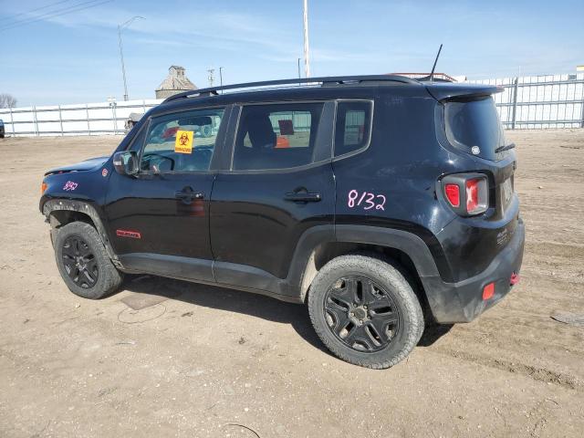 ZACCJBCB8JPH91716 - 2018 JEEP RENEGADE TRAILHAWK BLACK photo 2