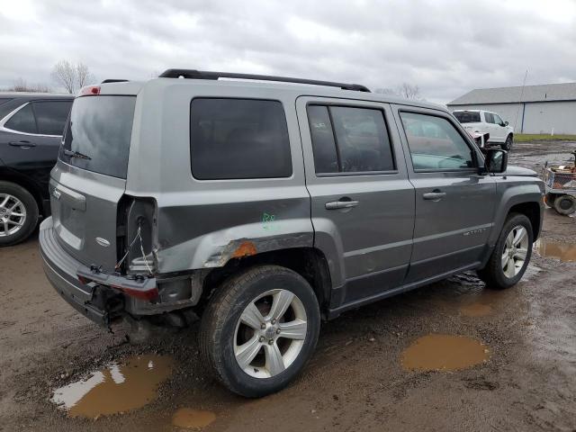 1C4NJPFA0ED619919 - 2014 JEEP PATRIOT LATITUDE GRAY photo 3