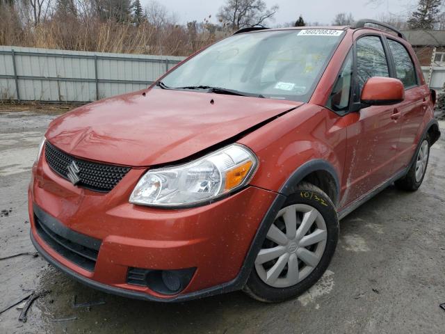 JS2YB5A30B6302915 - 2011 SUZUKI SX4 ORANGE photo 2