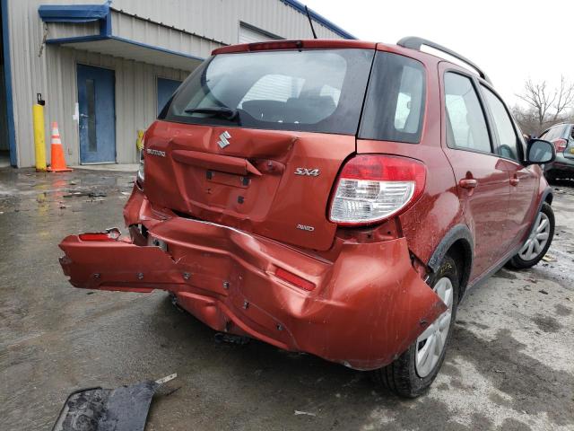 JS2YB5A30B6302915 - 2011 SUZUKI SX4 ORANGE photo 4