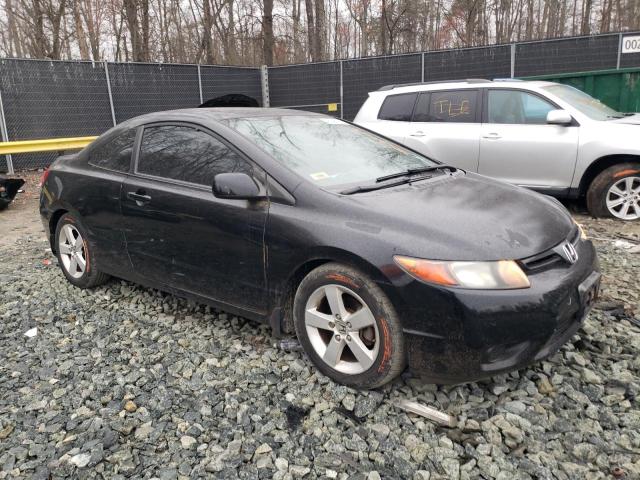 2HGFG12837H553151 - 2007 HONDA CIVIC EX BLACK photo 4