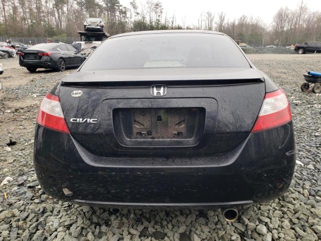 2HGFG12837H553151 - 2007 HONDA CIVIC EX BLACK photo 6