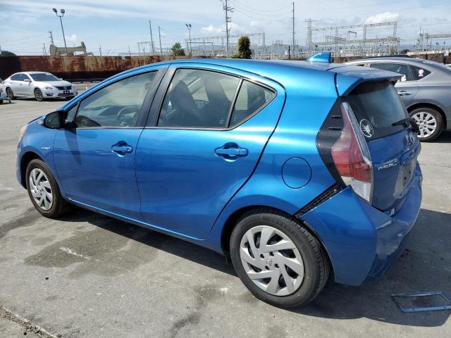 JTDKDTB32F1100190 - 2015 TOYOTA PRIUS C BLUE photo 2