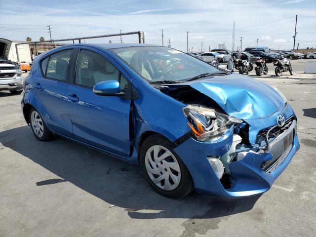 JTDKDTB32F1100190 - 2015 TOYOTA PRIUS C BLUE photo 4