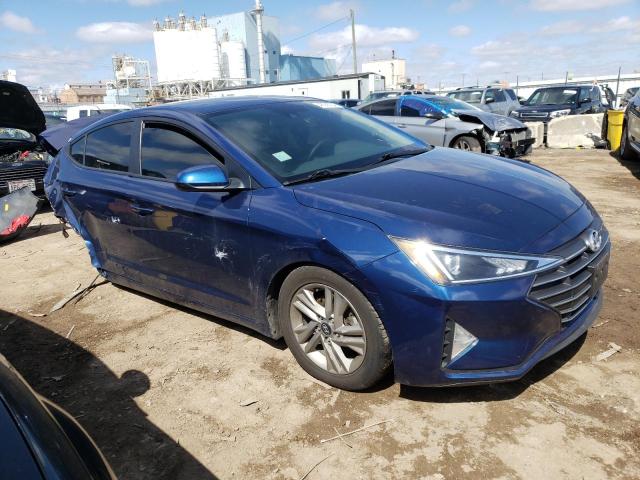 5NPD84LF1KH481755 - 2019 HYUNDAI ELANTRA SEL BLUE photo 4