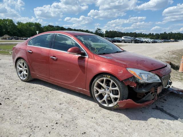 2G4GT5GX5E9241051 - 2014 BUICK REGAL GS RED photo 4