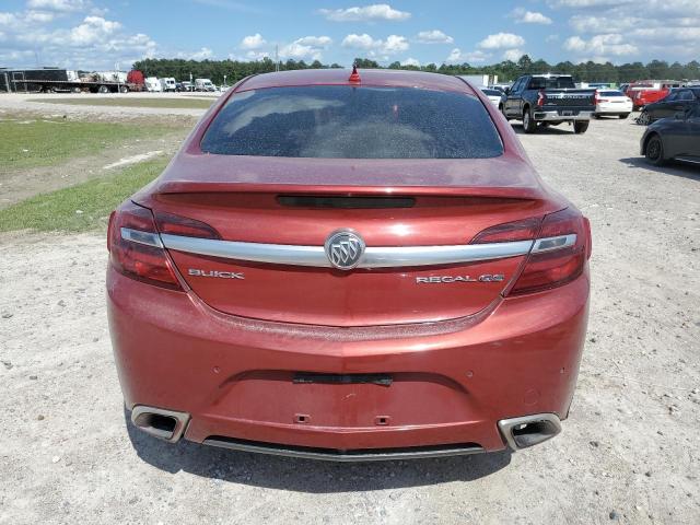 2G4GT5GX5E9241051 - 2014 BUICK REGAL GS Қызыл фото 6