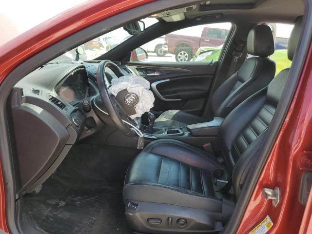 2G4GT5GX5E9241051 - 2014 BUICK REGAL GS Қызыл фото 7