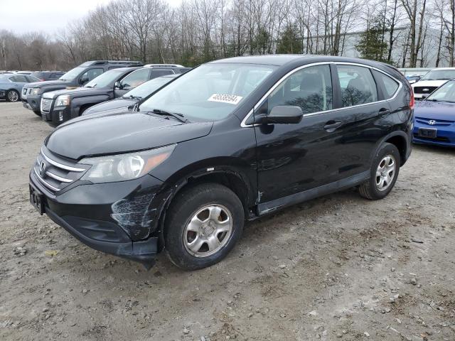 2HKRM4H31EH654033 - 2014 HONDA CR-V LX BLACK photo 1