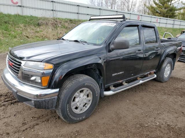 1GTDT136148168106 - 2004 GMC CANYON BLACK photo 1