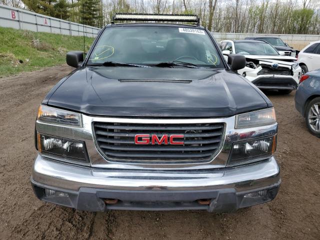 1GTDT136148168106 - 2004 GMC CANYON BLACK photo 5