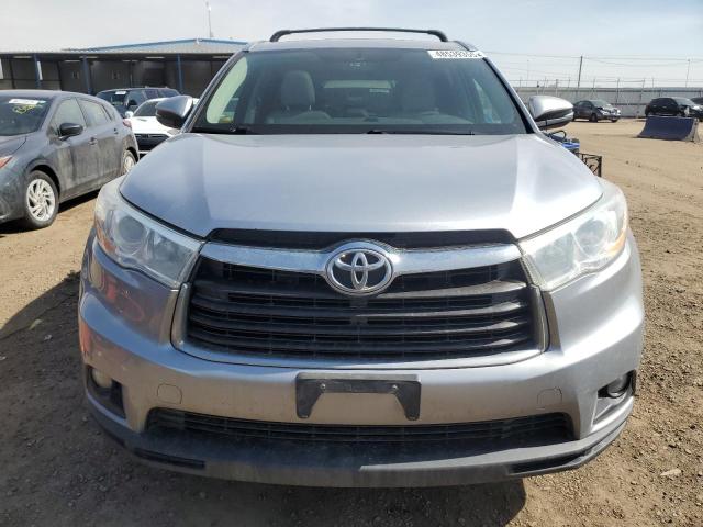 5TDJKRFH1ES060843 - 2014 TOYOTA HIGHLANDER XLE 银色 照片 5