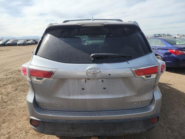 5TDJKRFH1ES060843 - 2014 TOYOTA HIGHLANDER XLE 银色 照片 6