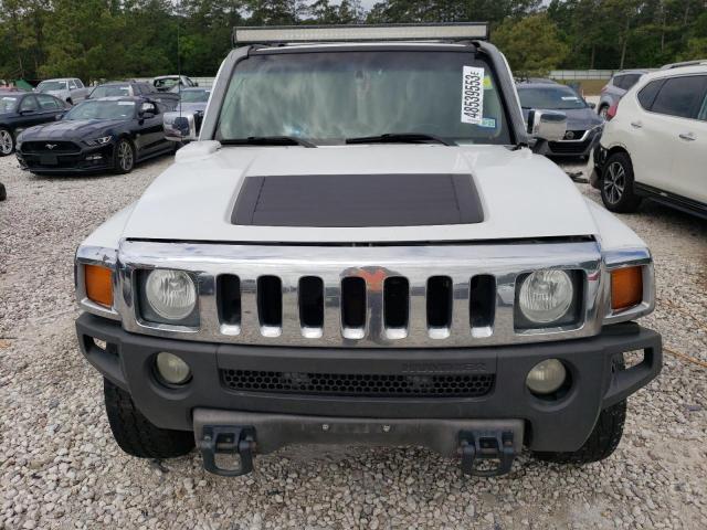 5GTDN136668187255 - 2006 HUMMER H3 WHITE photo 5