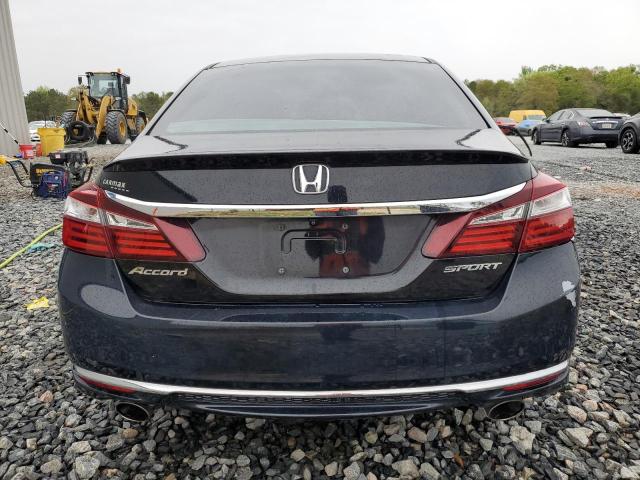 1HGCR2F52GA137691 - 2016 HONDA ACCORD SPORT BLACK photo 6