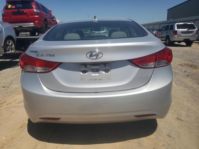 5NPDH4AE9CH141877 - 2012 HYUNDAI ELANTRA GLS SILVER photo 6