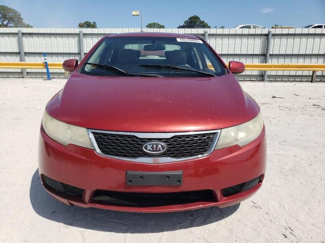 KNAFU4A27B5461981 - 2011 KIA FORTE EX RED photo 5