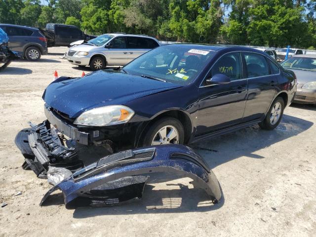 2G1WT57N191310555 - 2009 CHEVROLET IMPALA 1LT BLUE photo 1