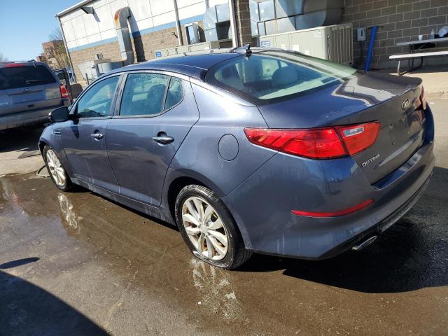 5XXGN4A7XFG394858 - 2015 KIA OPTIMA EX BLUE photo 2