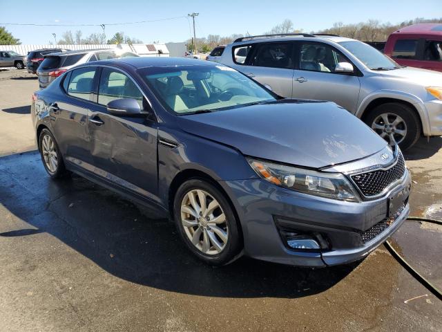 5XXGN4A7XFG394858 - 2015 KIA OPTIMA EX BLUE photo 4