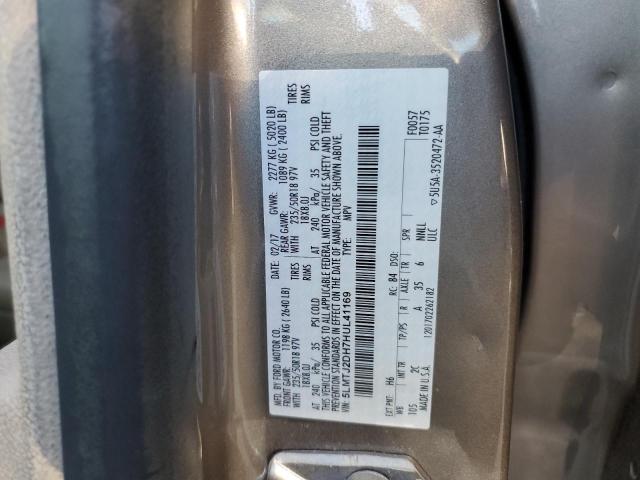 5LMTJ2DH7HUL41169 - 2017 LINCOLN MKC SELECT Szary zdjęcie 14