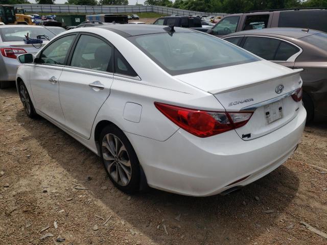 5NPEC4AB2DH690122 - 2013 HYUNDAI SONATA SE WHITE photo 3