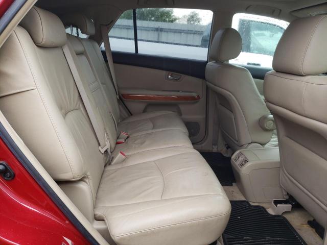 JTJHW31U082863530 - 2008 LEXUS RX 400H RED photo 11