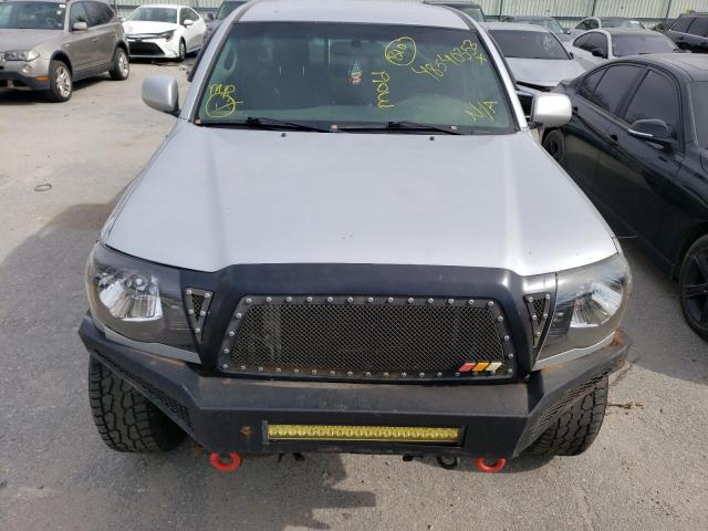 5TEUU42N48Z544373 - 2008 TOYOTA TACOMA ACCESS CAB ვერცხლისფერი ფოტო 11