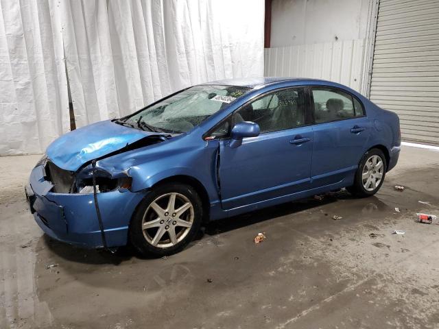 1HGFA16568L024167 - 2008 HONDA CIVIC LX BLUE photo 1