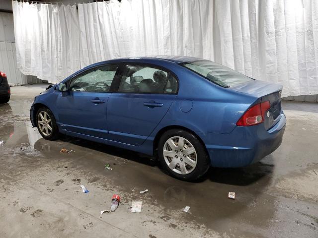 1HGFA16568L024167 - 2008 HONDA CIVIC LX BLUE photo 2