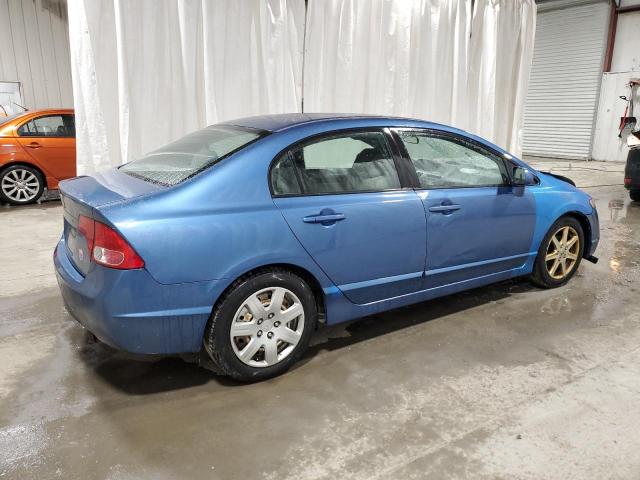 1HGFA16568L024167 - 2008 HONDA CIVIC LX BLUE photo 3