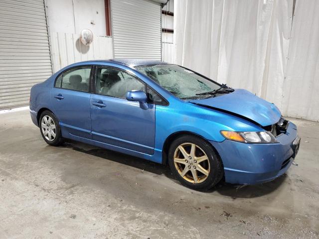 1HGFA16568L024167 - 2008 HONDA CIVIC LX BLUE photo 4