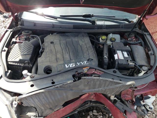 1G4GE5GV6AF176124 - 2010 BUICK LACROSSE CXS BURGUNDY photo 11