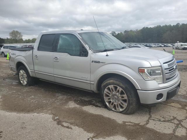 1FTFW1CT0DFD75975 - 2013 FORD F150 SUPERCREW SILVER photo 4