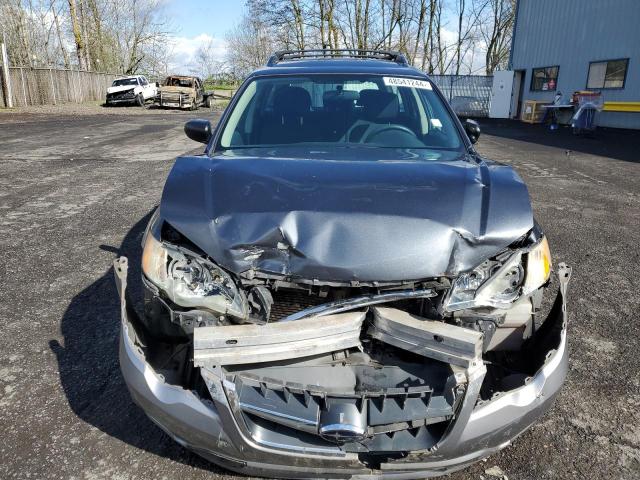 4S4BP61C997343681 - 2009 SUBARU OUTBACK 2.5I GRAY photo 5