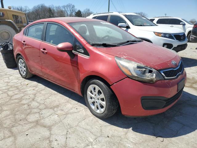 KNADM4A36F6441947 - 2015 KIA RIO LX RED photo 4