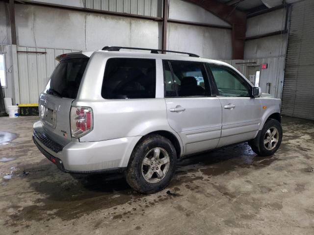 2HKYF18567H537282 - 2007 HONDA PILOT EXL SILVER photo 3