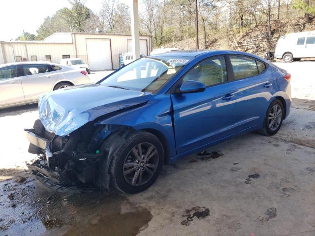 5NPD84LF4HH059598 - 2017 HYUNDAI ELANTRA SE BLUE photo 1