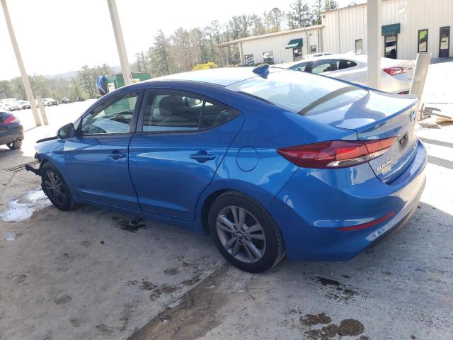 5NPD84LF4HH059598 - 2017 HYUNDAI ELANTRA SE BLUE photo 2