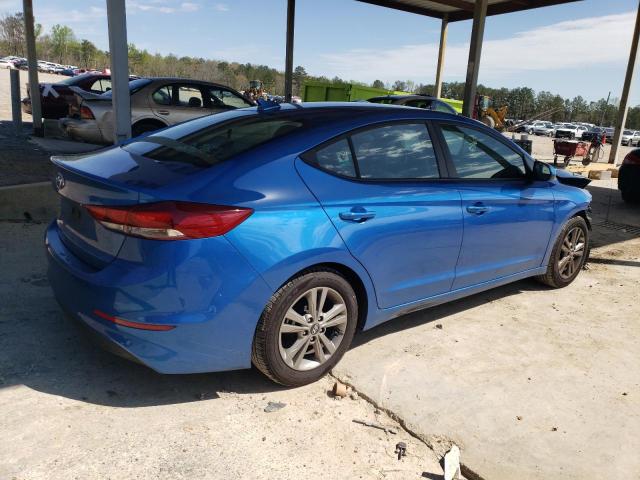 5NPD84LF4HH059598 - 2017 HYUNDAI ELANTRA SE BLUE photo 3