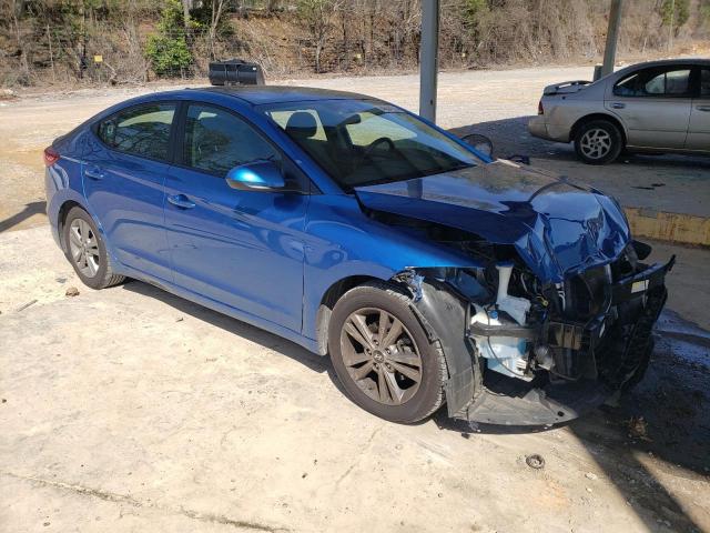 5NPD84LF4HH059598 - 2017 HYUNDAI ELANTRA SE BLUE photo 4