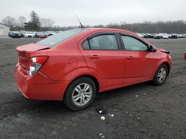 1G1JB5SH4C4145644 - 2012 CHEVROLET SONIC LS RED photo 3