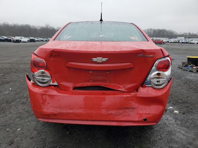 1G1JB5SH4C4145644 - 2012 CHEVROLET SONIC LS RED photo 6